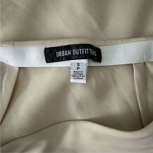 Urban Outfitters Satin Maxi Slip Skirt with Slit Sz Small - Picture 3 of 5